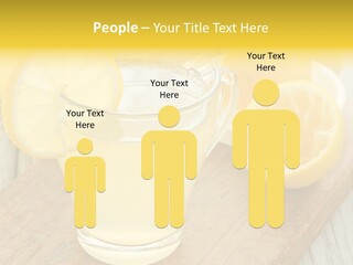 Yellow Cocktail Lemon PowerPoint Template