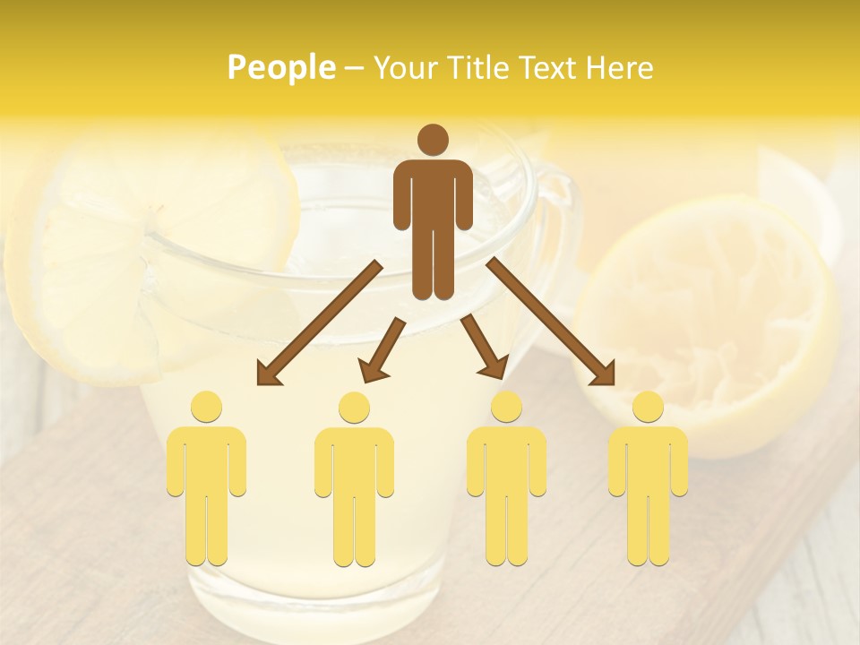 Yellow Cocktail Lemon PowerPoint Template
