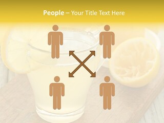 Yellow Cocktail Lemon PowerPoint Template