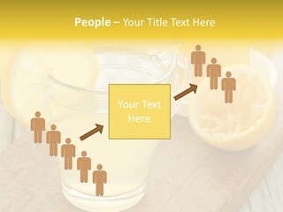 Yellow Cocktail Lemon PowerPoint Template