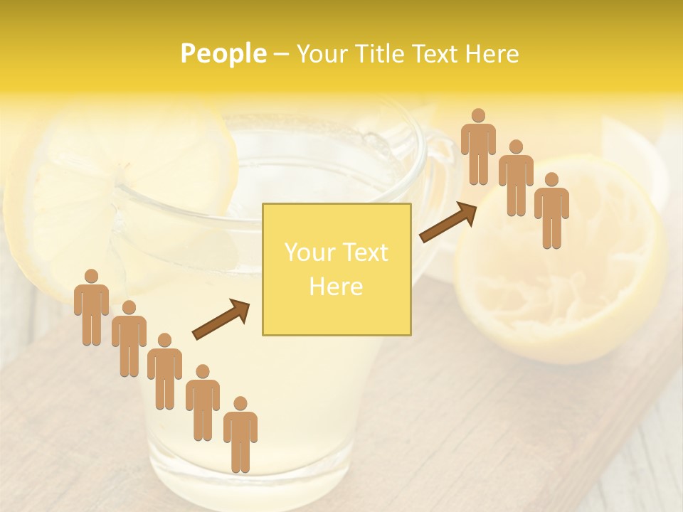 Yellow Cocktail Lemon PowerPoint Template
