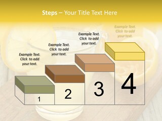 Yellow Cocktail Lemon PowerPoint Template