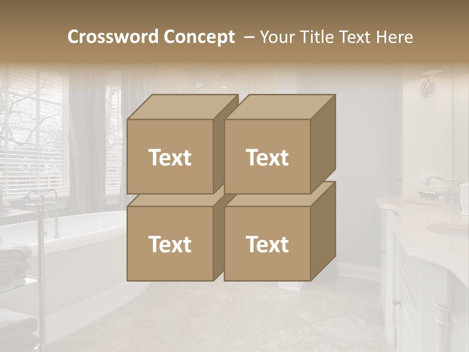Master Luxury Master Bath PowerPoint Template