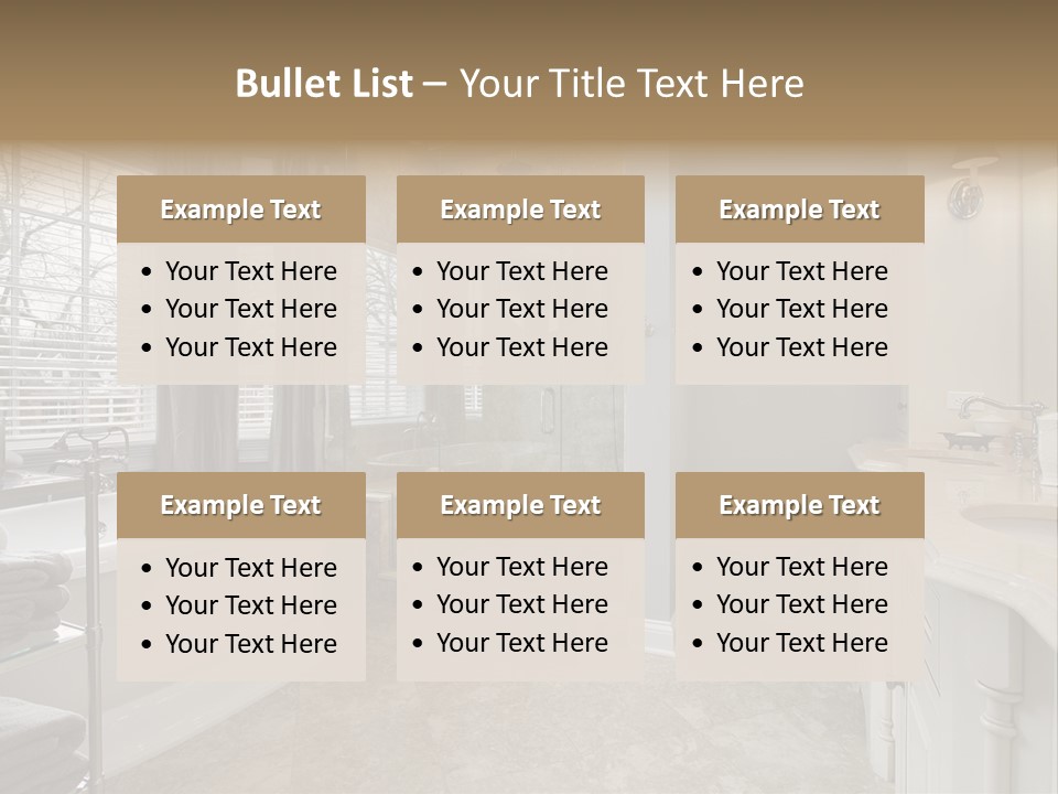 Master Luxury Master Bath PowerPoint Template