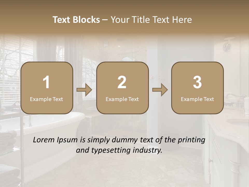 Master Luxury Master Bath PowerPoint Template