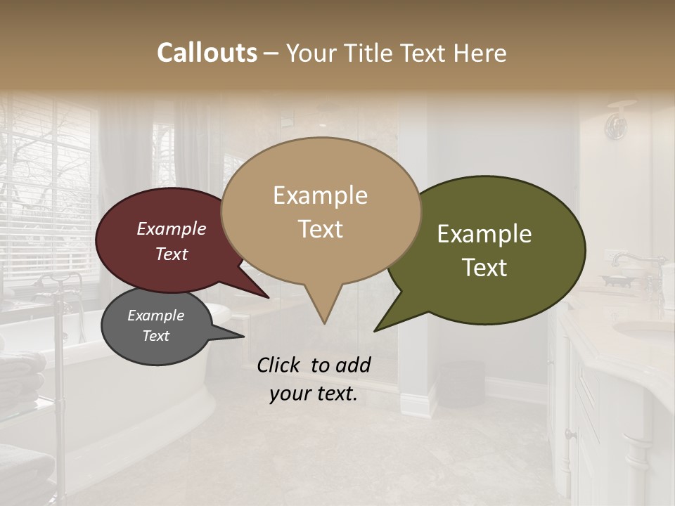 Master Luxury Master Bath PowerPoint Template