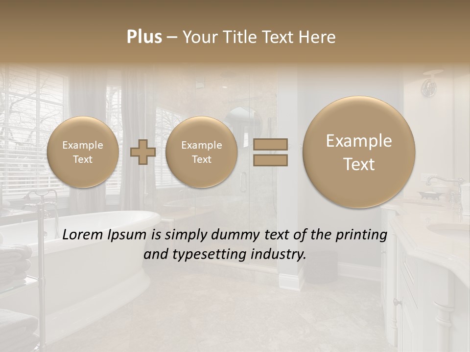 Master Luxury Master Bath PowerPoint Template