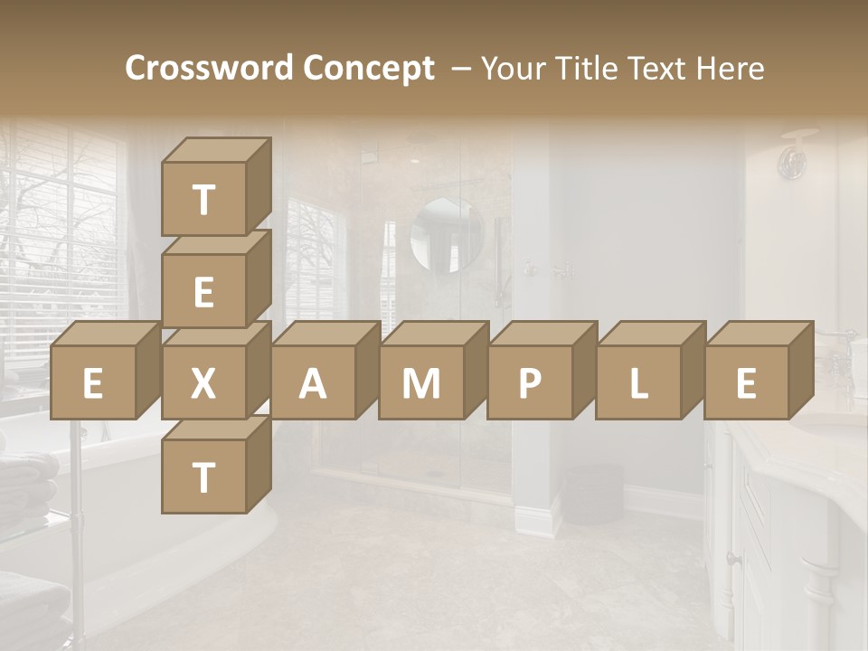 Master Luxury Master Bath PowerPoint Template