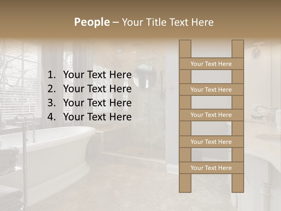 Master Luxury Master Bath PowerPoint Template