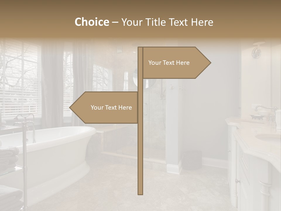 Master Luxury Master Bath PowerPoint Template