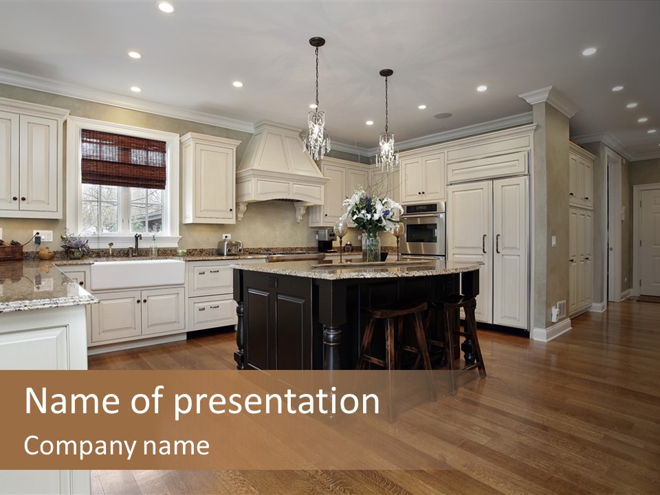 Suburb House Cabinet PowerPoint Template