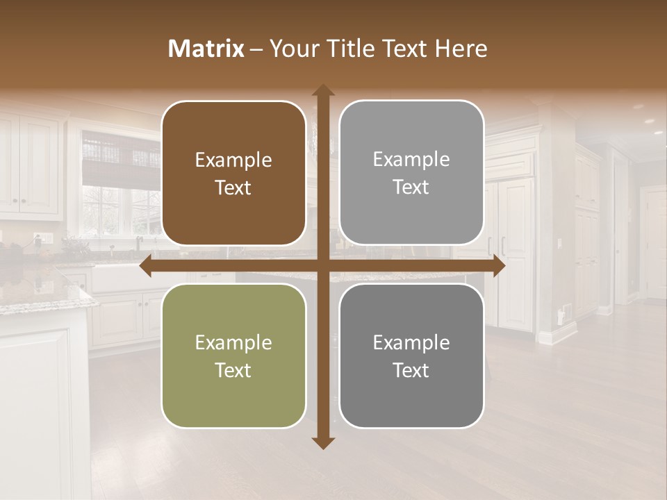 Suburb House Cabinet PowerPoint Template