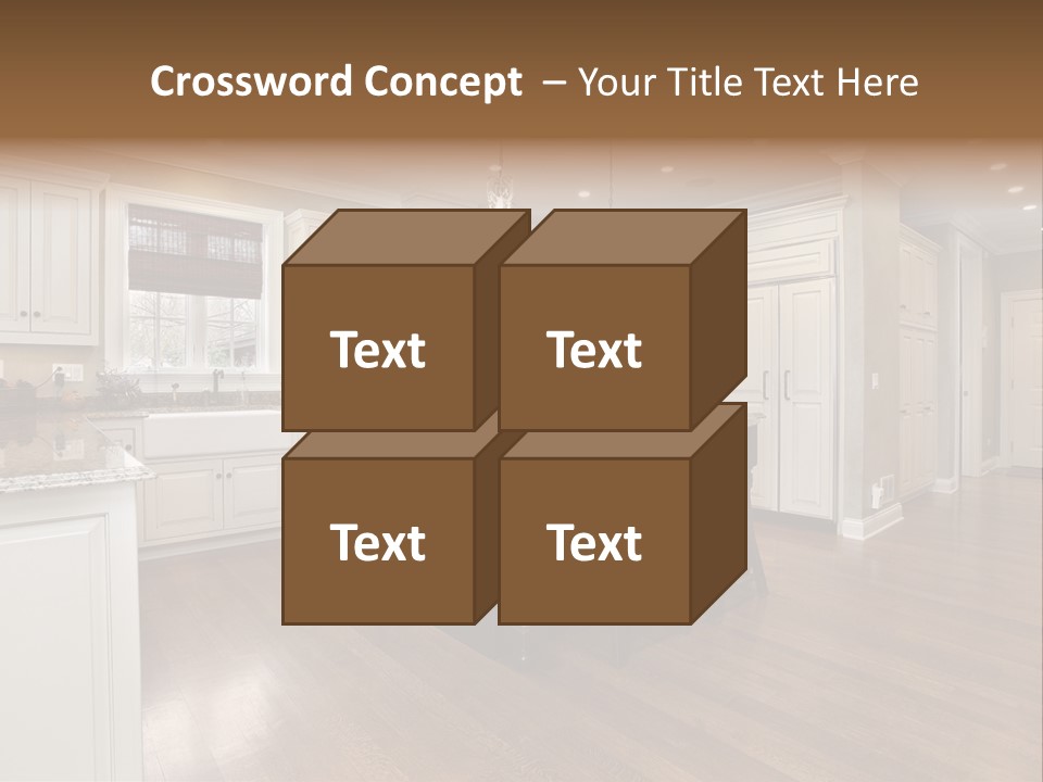 Suburb House Cabinet PowerPoint Template