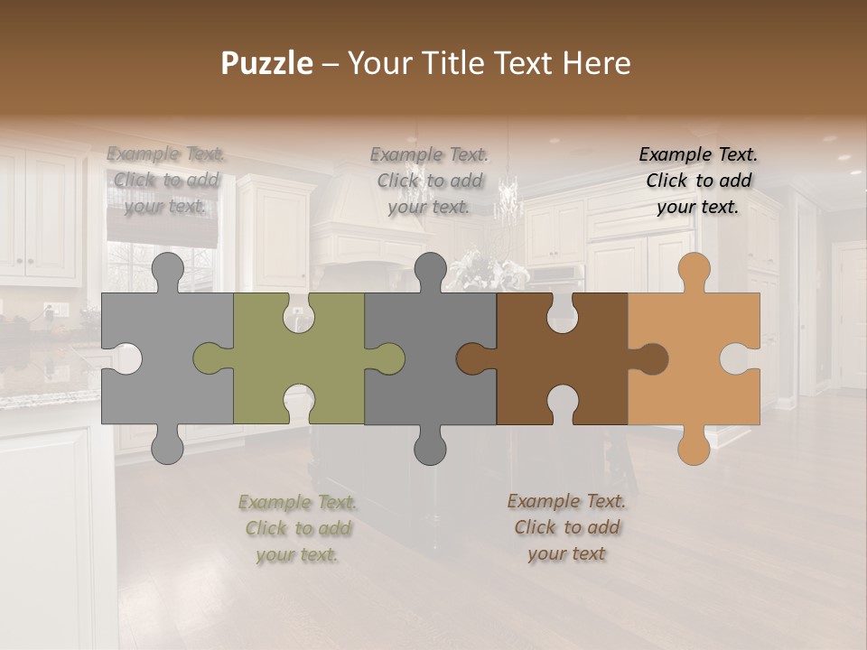 Suburb House Cabinet PowerPoint Template