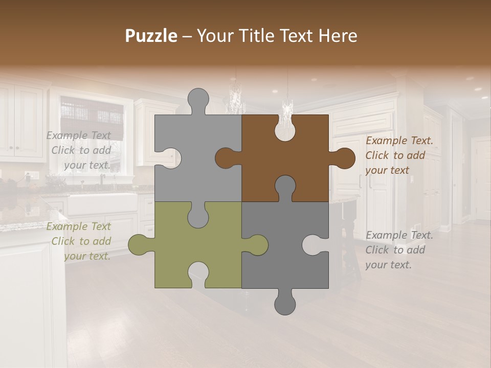 Suburb House Cabinet PowerPoint Template