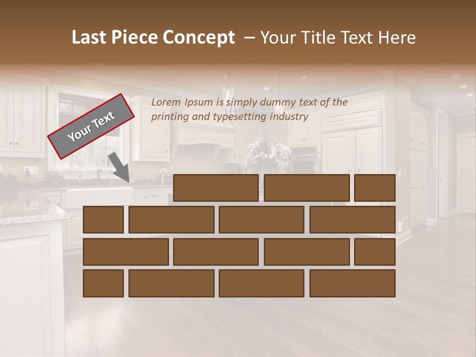 Suburb House Cabinet PowerPoint Template