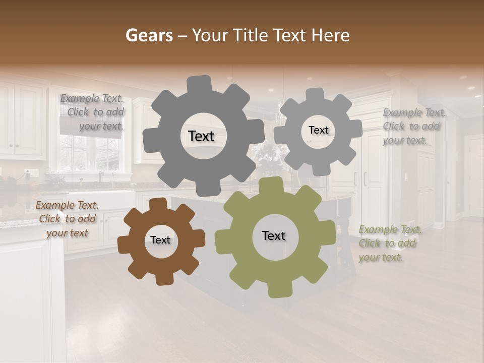 Suburb House Cabinet PowerPoint Template