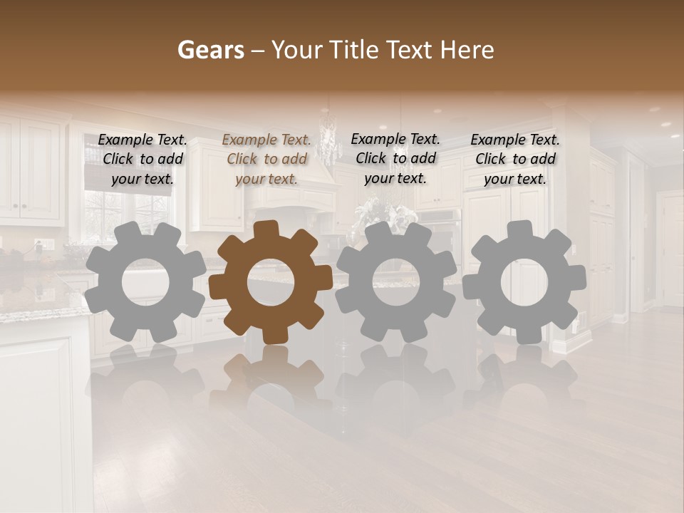 Suburb House Cabinet PowerPoint Template