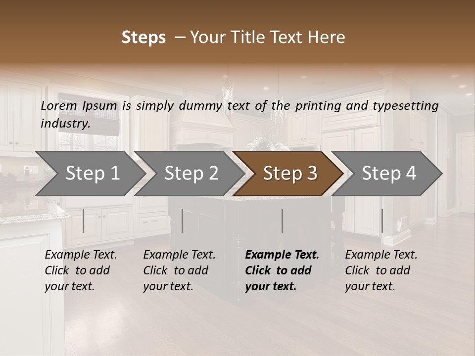 Suburb House Cabinet PowerPoint Template