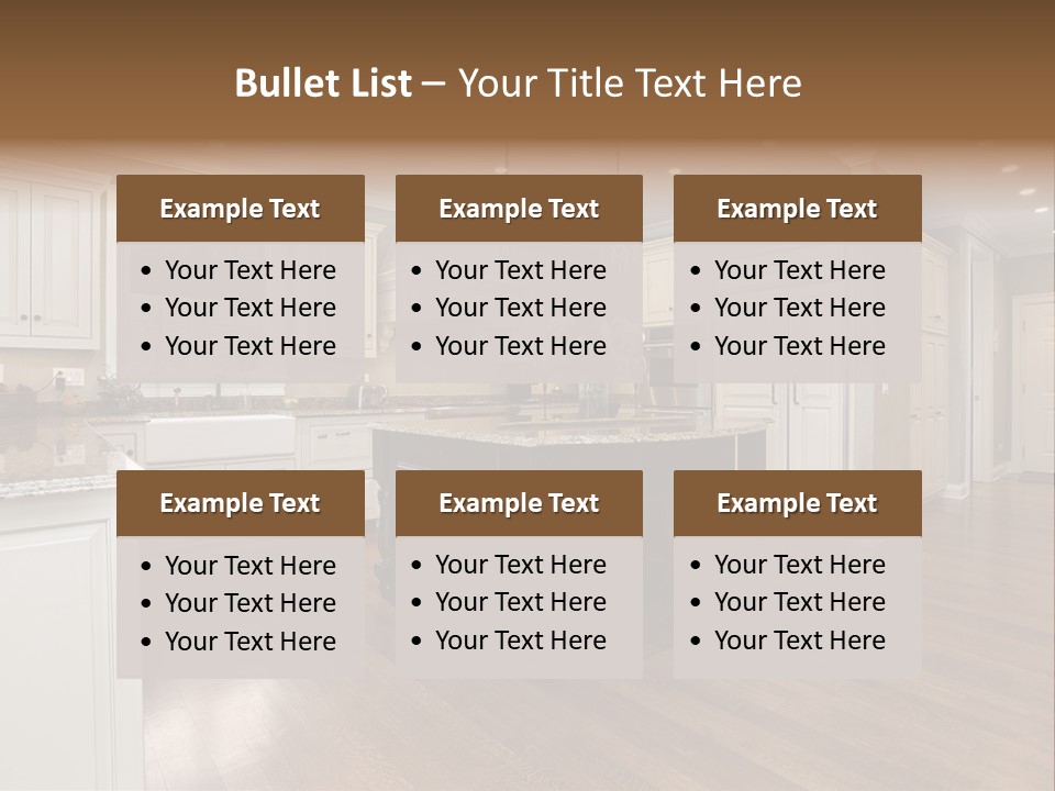 Suburb House Cabinet PowerPoint Template