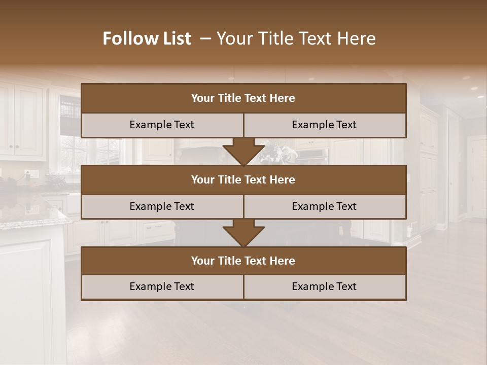 Suburb House Cabinet PowerPoint Template