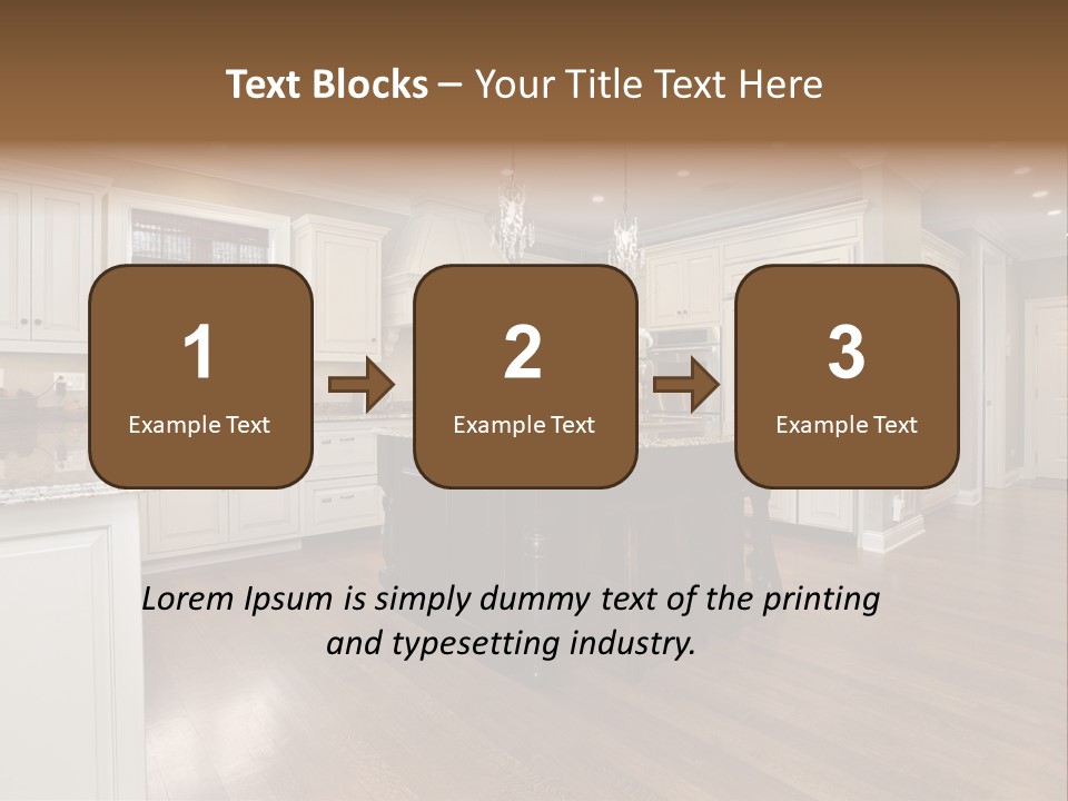 Suburb House Cabinet PowerPoint Template