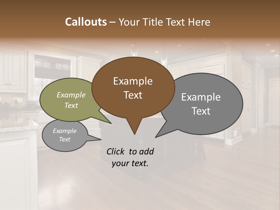 Suburb House Cabinet PowerPoint Template