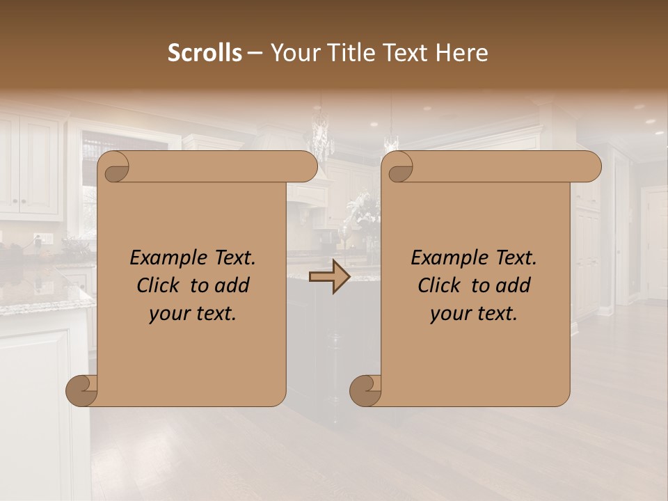 Suburb House Cabinet PowerPoint Template