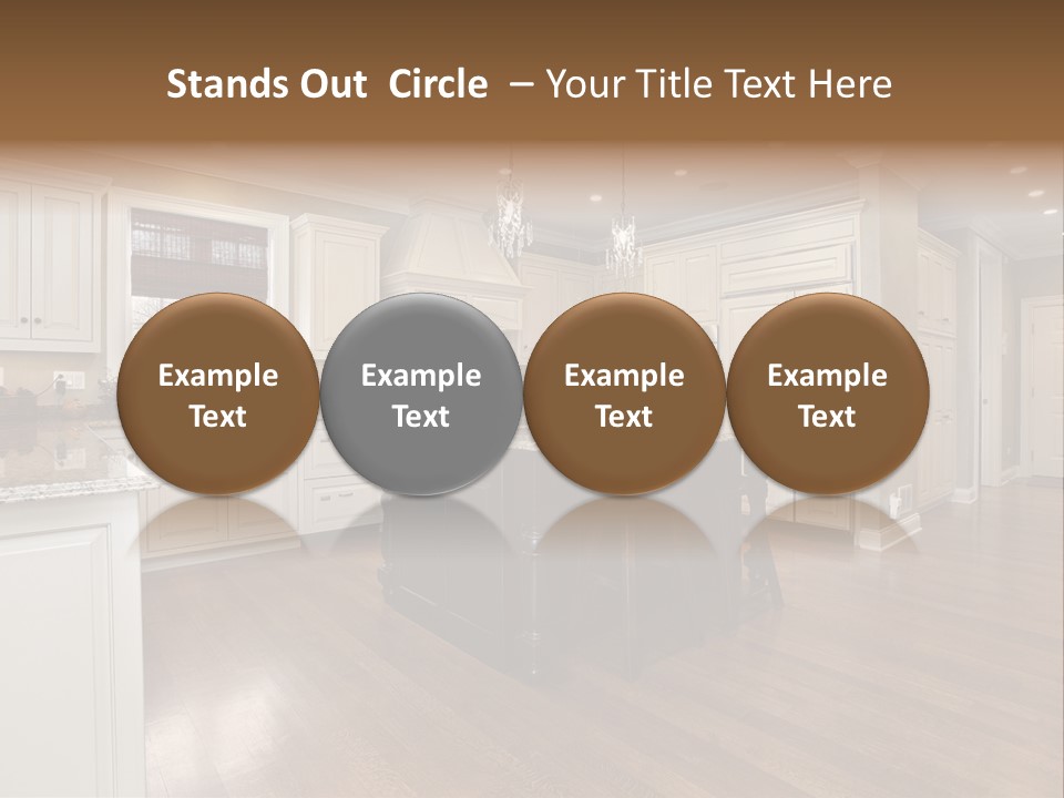 Suburb House Cabinet PowerPoint Template