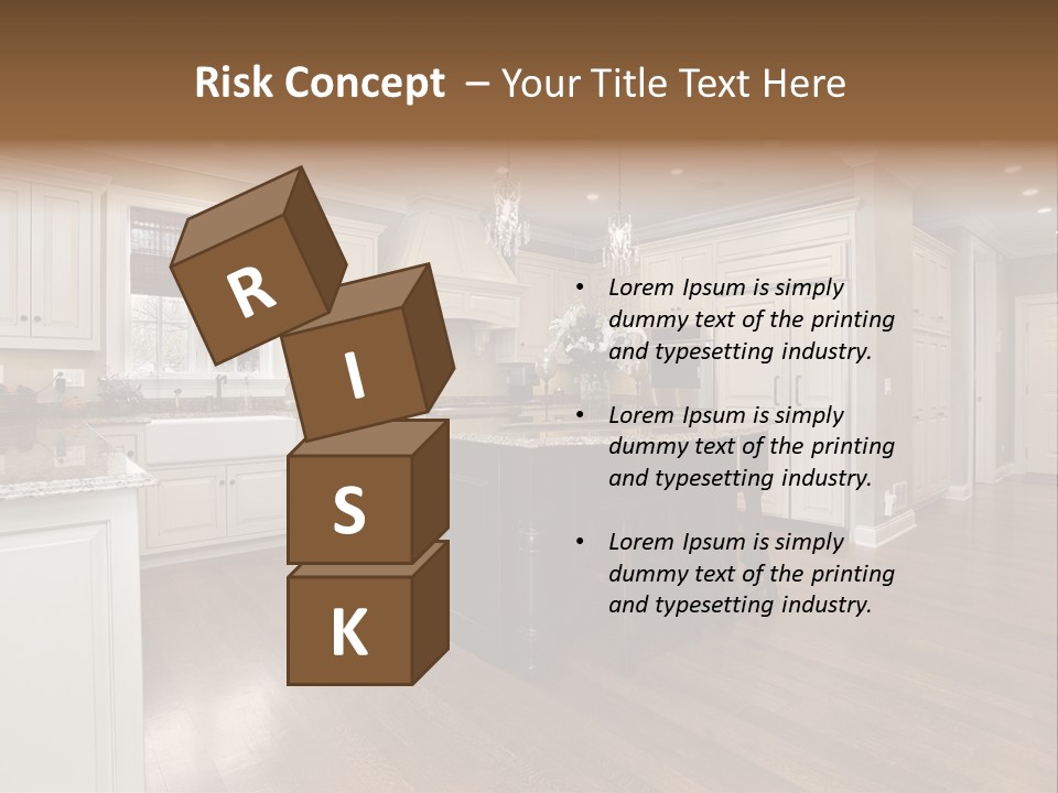 Suburb House Cabinet PowerPoint Template