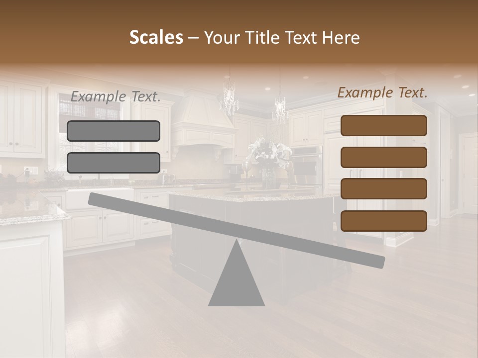 Suburb House Cabinet PowerPoint Template