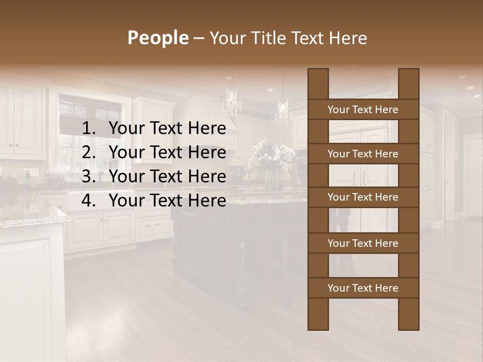 Suburb House Cabinet PowerPoint Template