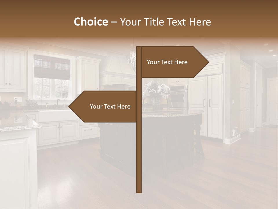 Suburb House Cabinet PowerPoint Template
