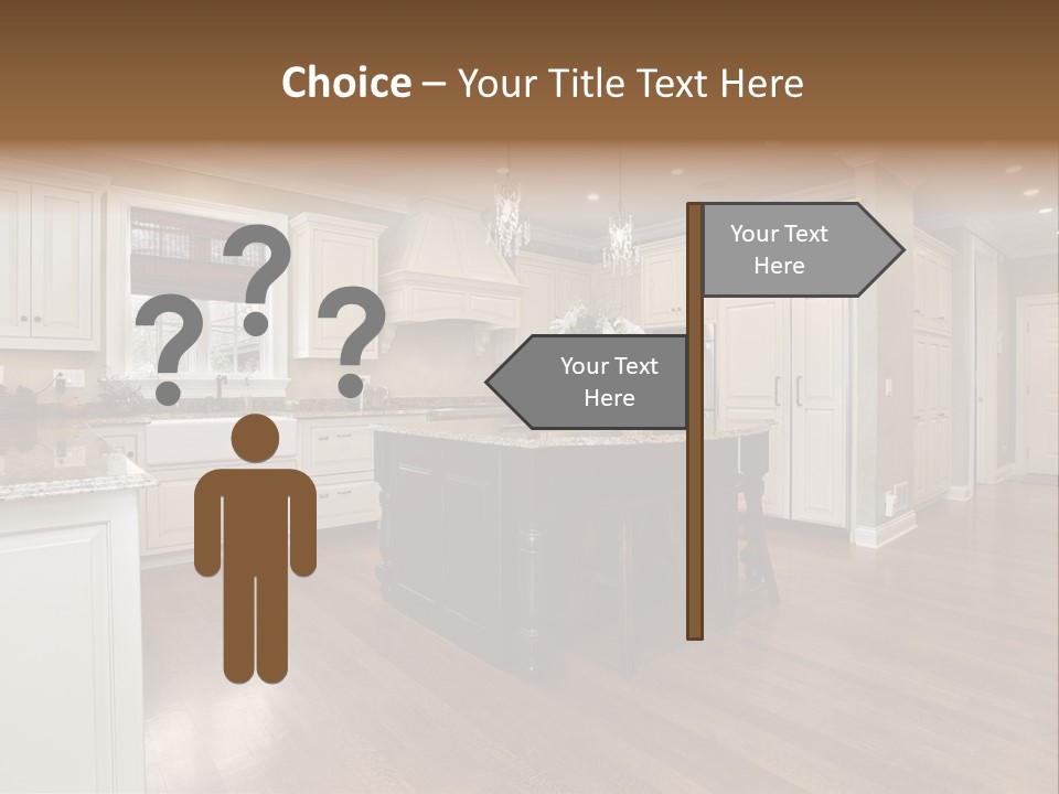Suburb House Cabinet PowerPoint Template