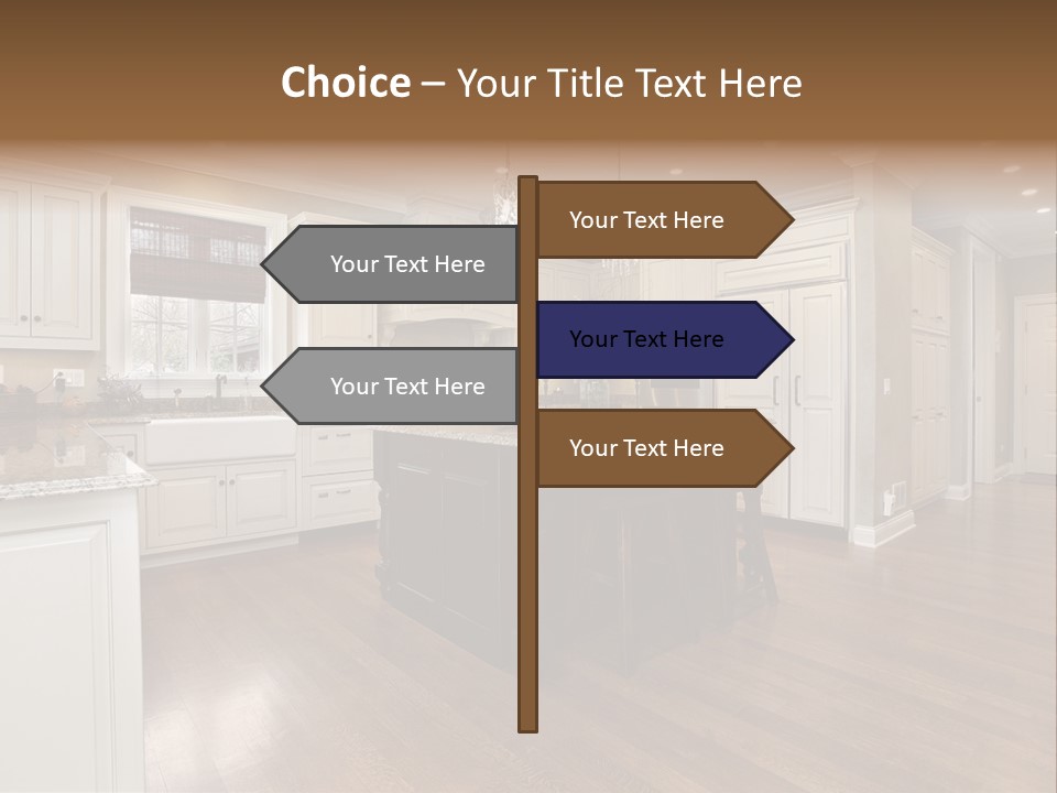 Suburb House Cabinet PowerPoint Template