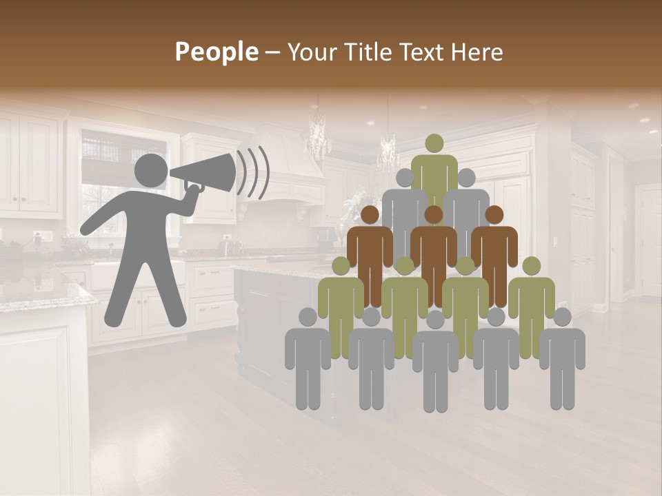 Suburb House Cabinet PowerPoint Template