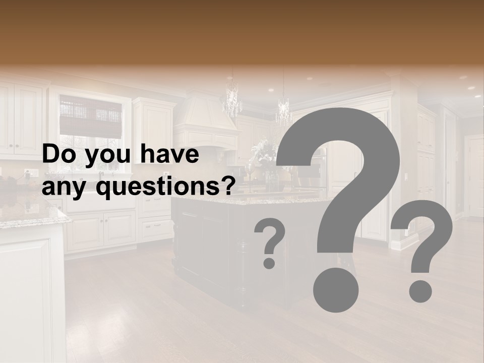 Suburb House Cabinet PowerPoint Template