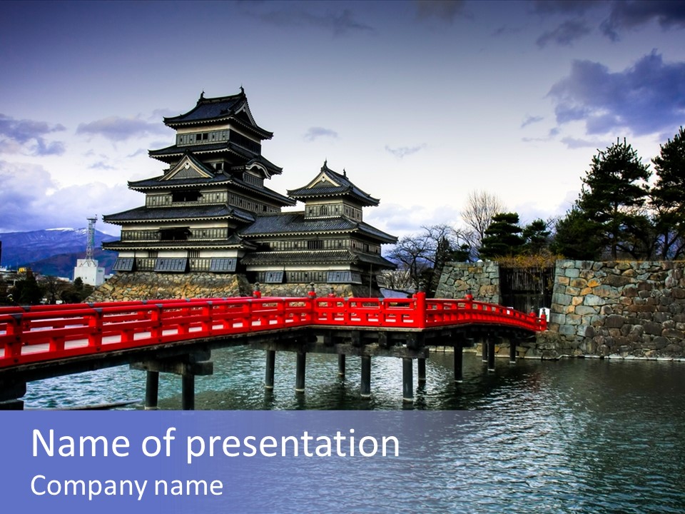 Attraction Samurai Heritage PowerPoint Template