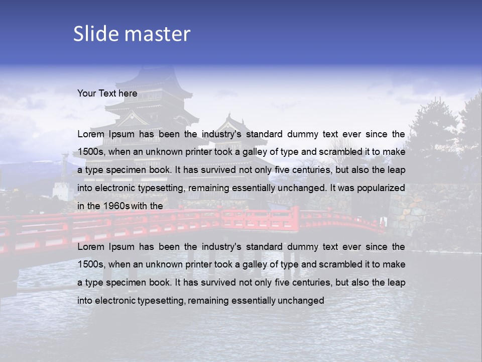 Attraction Samurai Heritage PowerPoint Template