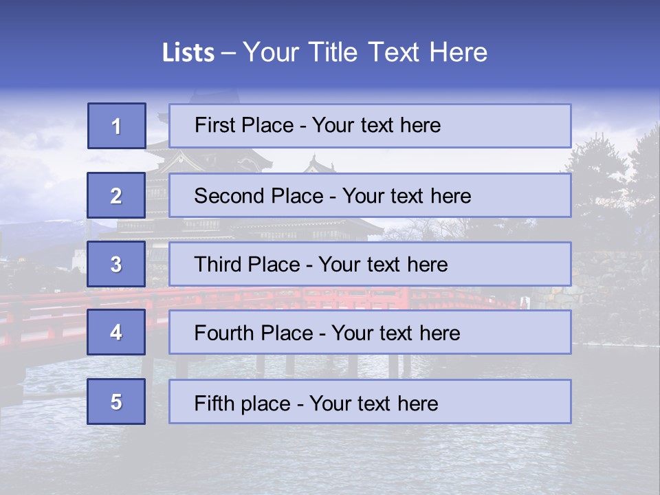 Attraction Samurai Heritage PowerPoint Template