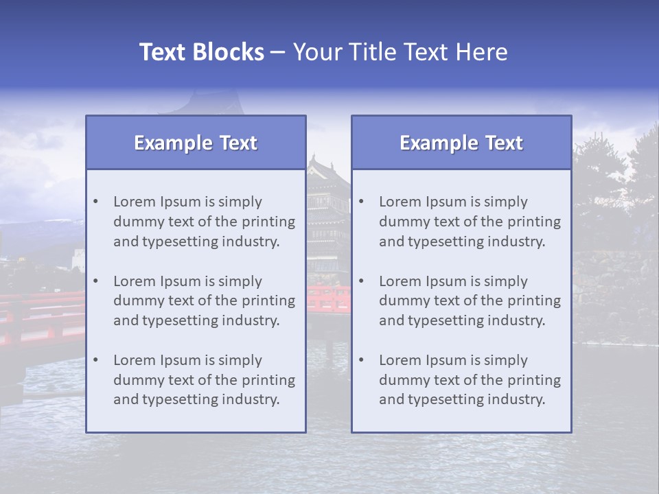 Attraction Samurai Heritage PowerPoint Template