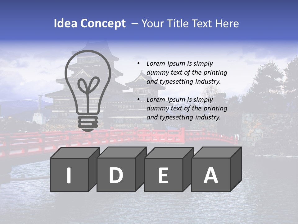 Attraction Samurai Heritage PowerPoint Template