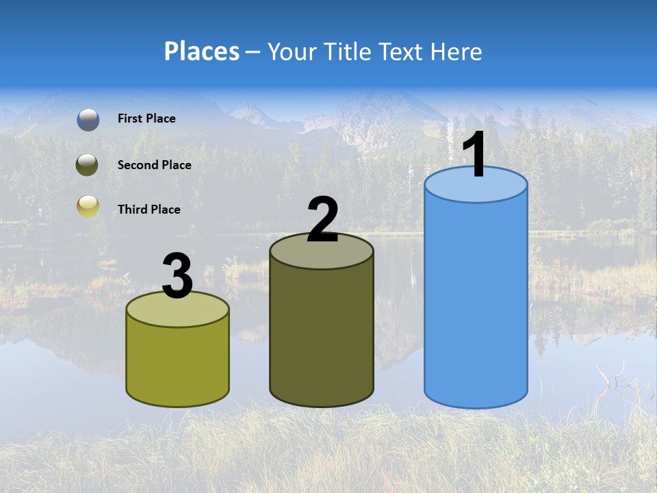 Wildlife Pole Penguin PowerPoint Template