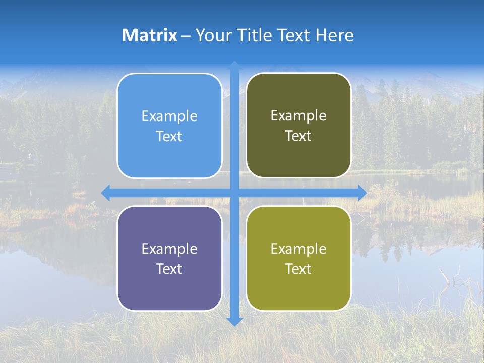 Wildlife Pole Penguin PowerPoint Template