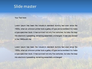 Wildlife Pole Penguin PowerPoint Template