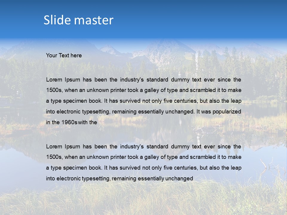 Wildlife Pole Penguin PowerPoint Template