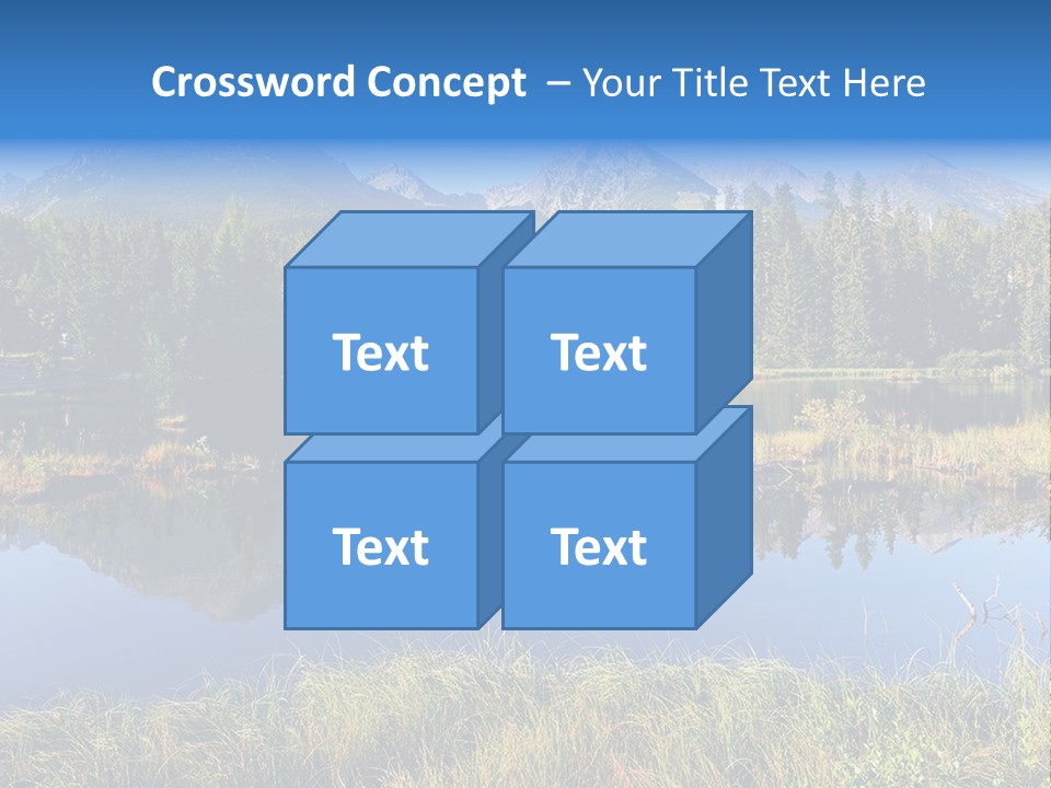 Wildlife Pole Penguin PowerPoint Template