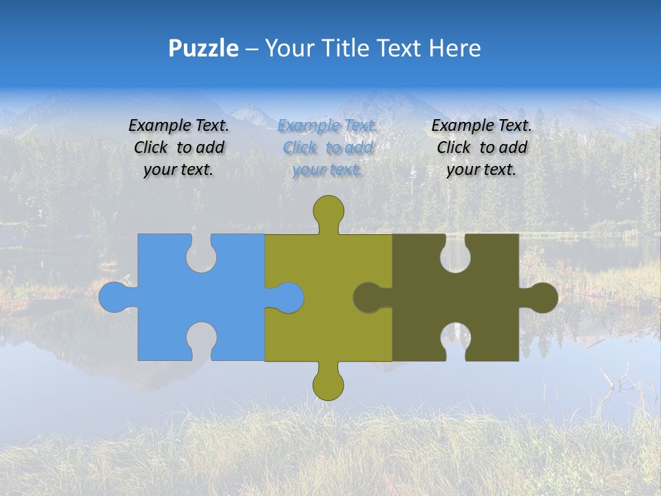 Wildlife Pole Penguin PowerPoint Template