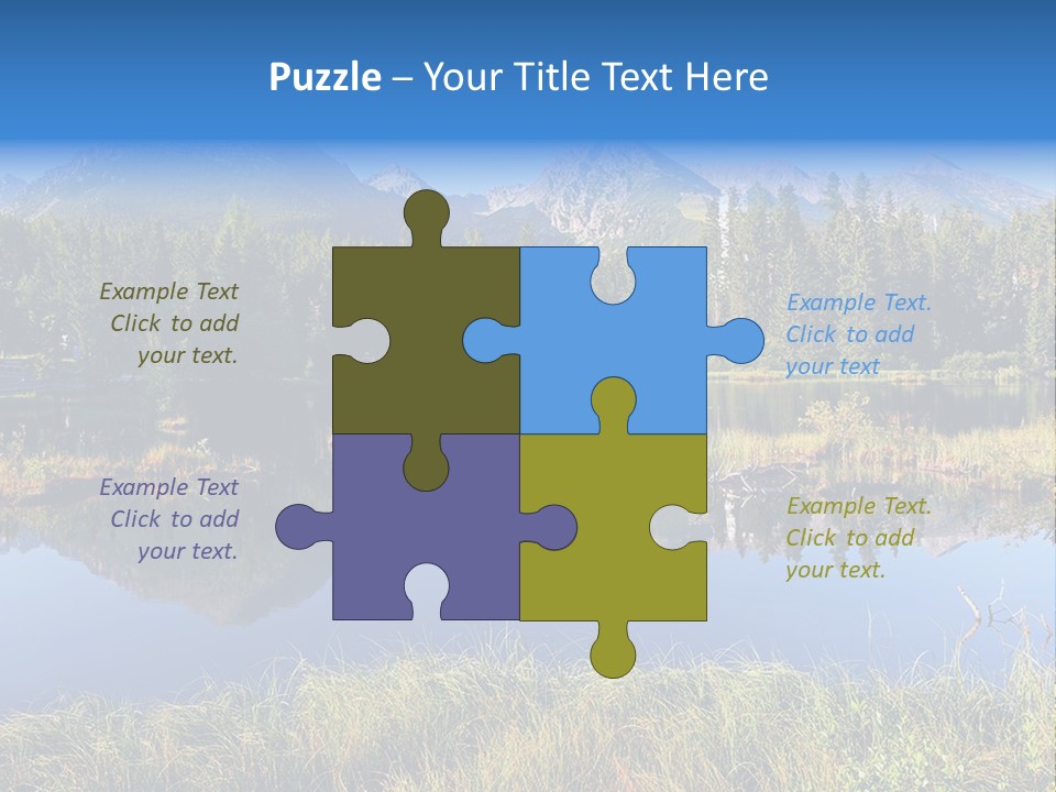 Wildlife Pole Penguin PowerPoint Template