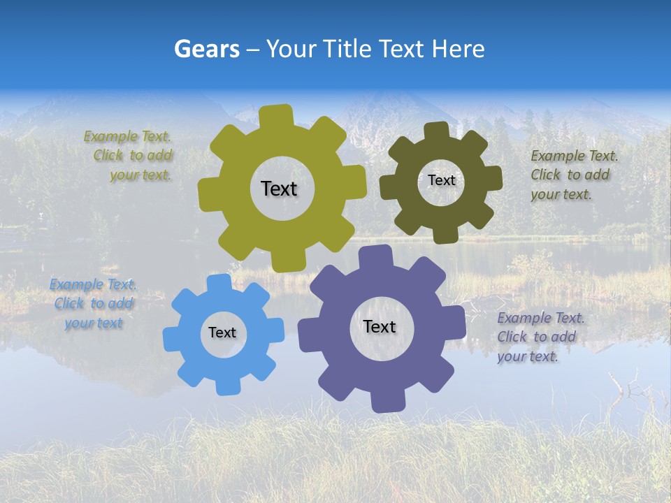 Wildlife Pole Penguin PowerPoint Template